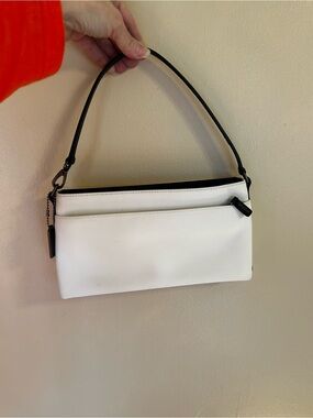 Vintage Coach 7407 Mercer Demi Ivory Twill Wristlet